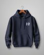 Hooded sweater navy